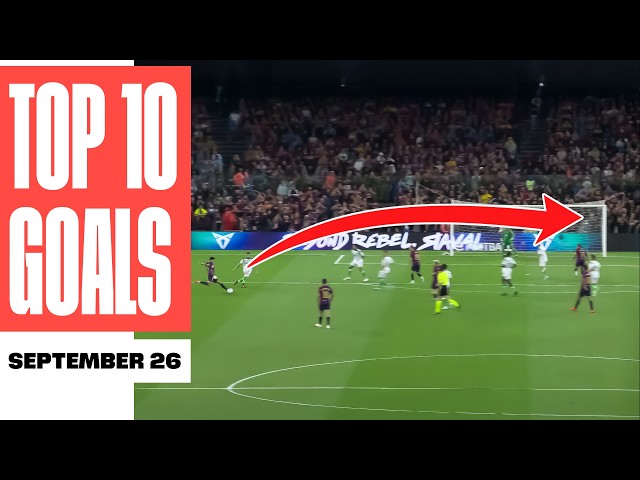 What a STRIKE from CANCELO 🚀 | TOP 10 GOALS September LALIGA 2026/27