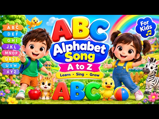 ABC Song A to Z for Kids | Alphabet Learning | Preschool Nursery Rhyme | Kids Songs