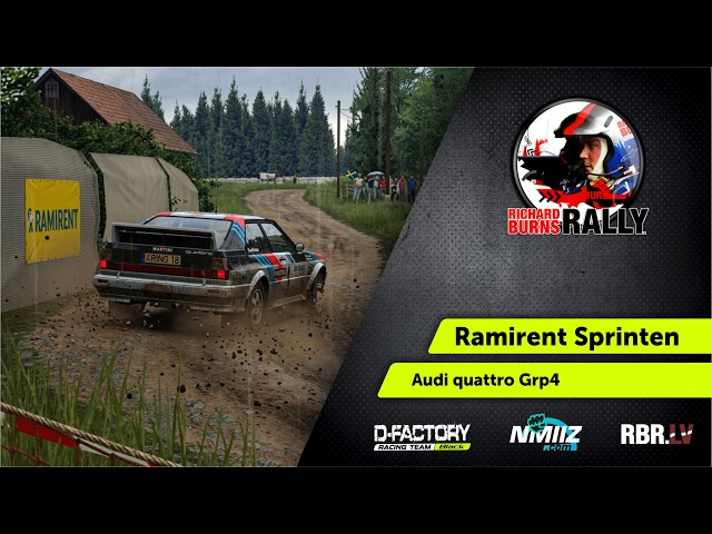 First Time in Audi Quattro Group 4! | Heavy Rain @ Ramirent Sprinten Sweden