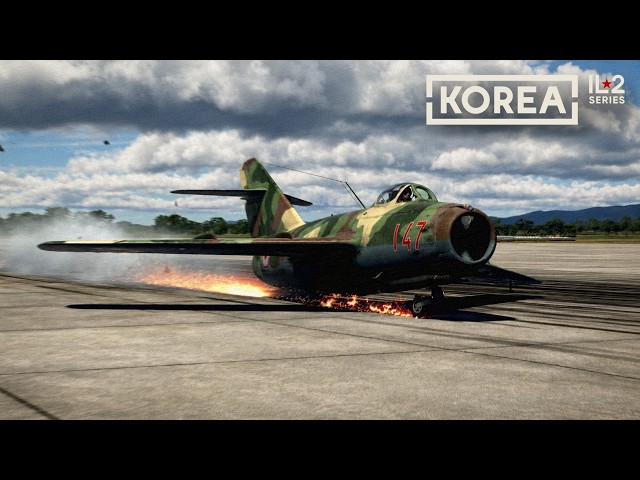 Realistic Plane Crashes, Crash Landings & Fails #1 | IL-2 Korea | Flight Simulator Crashes