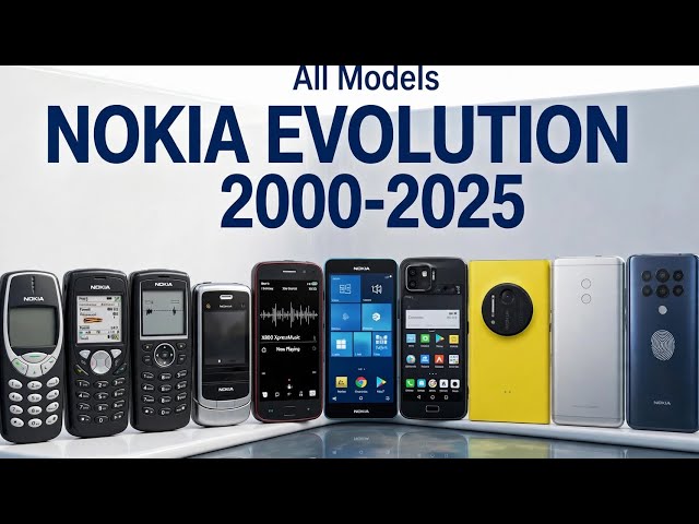 Evolution of Nokia (2000-2025) | Every Phone Ranked