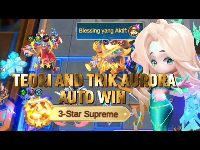 TUTORIAL HOW TO PLAY COMMANDER AURORA AUTO WIN BOSSS-Magic Chess GO GO - Mobile Legends: Bang Bang