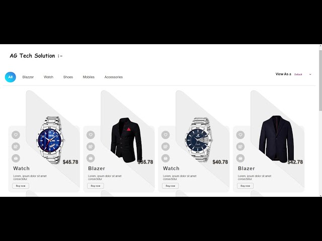 Product  filter or search by categories with JavaScript | eCommerce website product | Akshar gabani