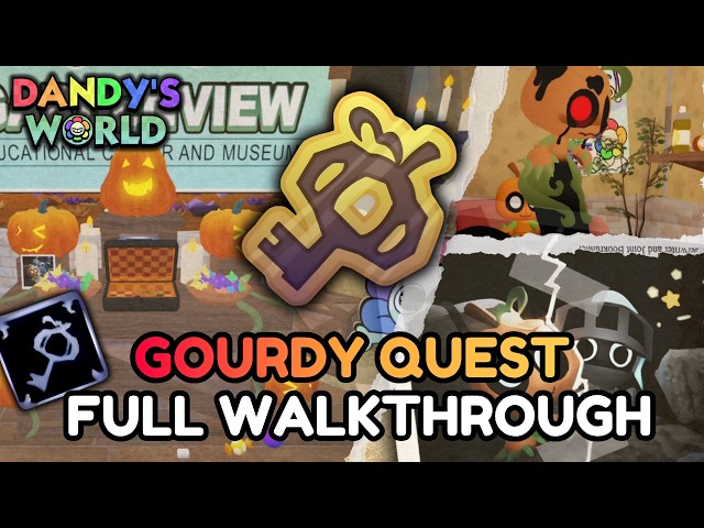 GOURDY 2026 QUEST FULL WALKTHROUGH | Dandy's World Halloween Update