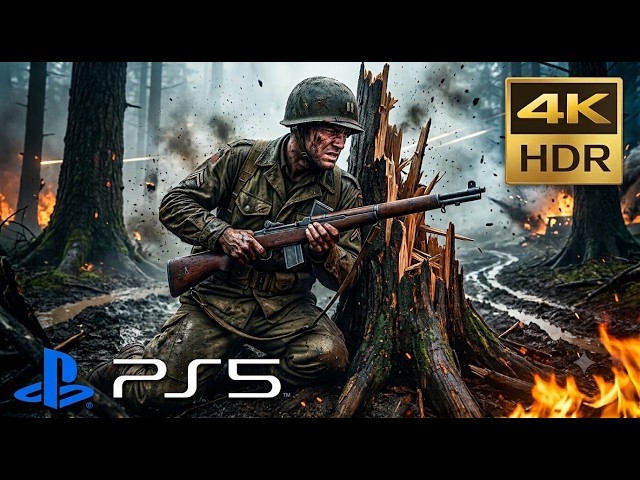 Surviving Hurtgen Forest |  Pure Pain | Call of Duty: WWII DEATH FACTORY  Walkthrough (4K HDR)