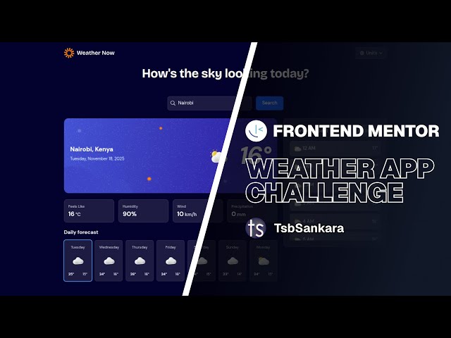 Frontend Mentor Challenge | Weather App