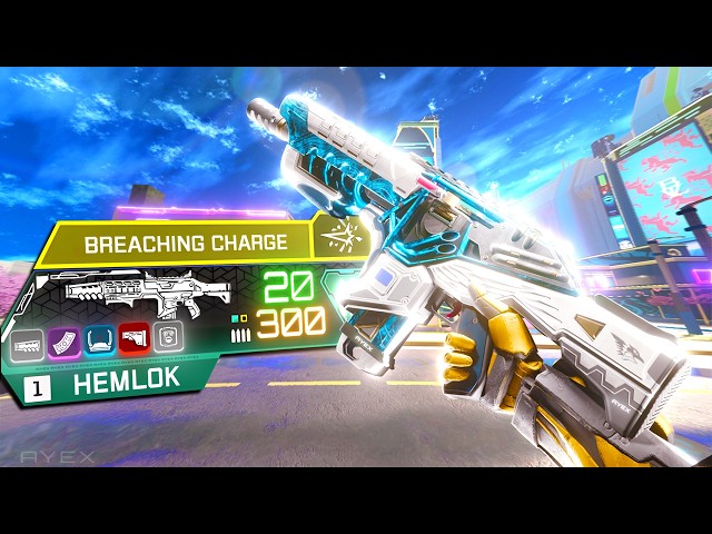 *NEW* 2x Bruiser Hemlok + Mythic Stock is Unfair in Apex Legends