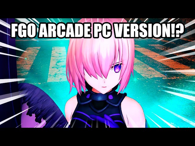 Is FGO Arcade Finally Getting a PC Version!?【Fate/Grand Order】