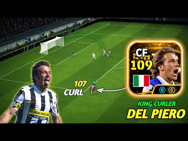 THE KING OF BLITZ CURLER IS HERE! 🤯 107 CURL | Del Piero Review | eFootball 2027