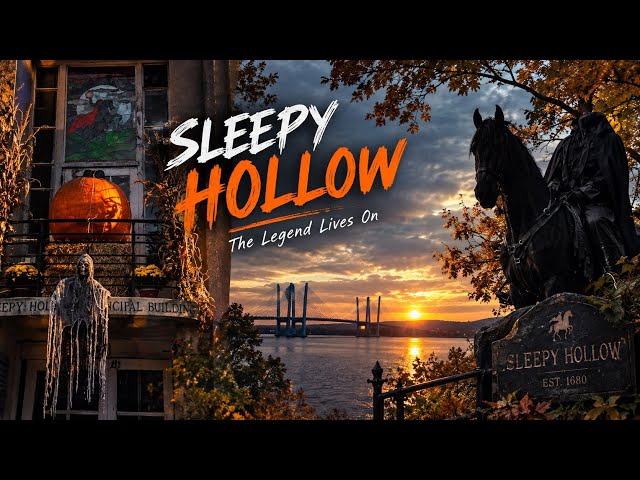 Sleepy Hollow 🍂 Halloween, Headless Horseman & Historic Cemetery | Fall in Hudson Valley, NY
