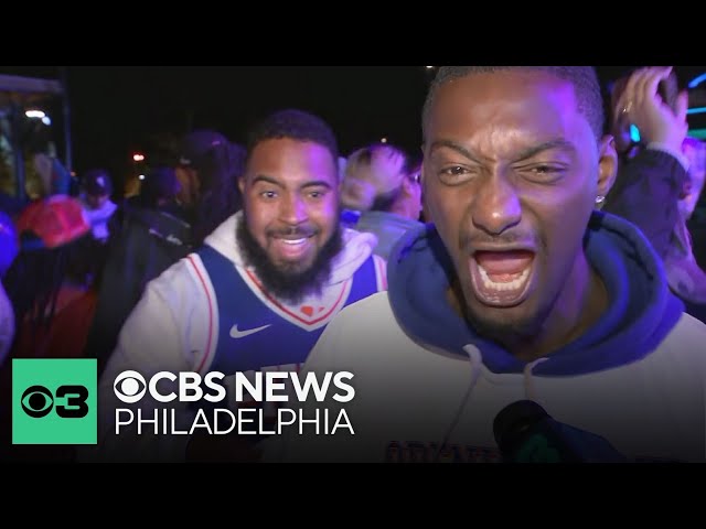 Philadelphia 76ers fans react to win over New York Knicks in season-opener