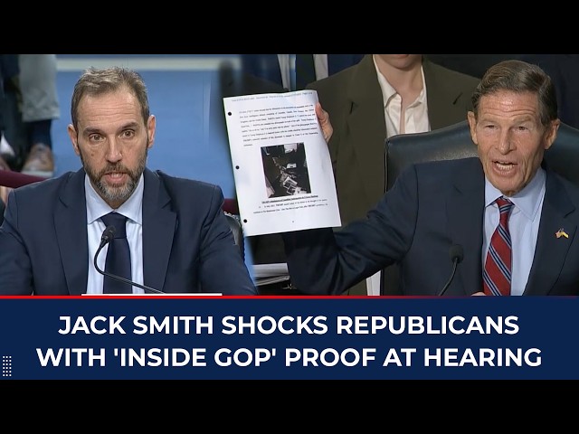 Jack Smith Shocks Republicans With 'Inside GOP' Proof At Hearing: 'Ready For Trump Trial'| Midterms
