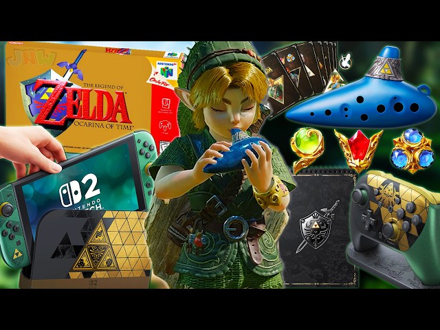 This is ALL the Zelda 40th Anniversary & Ocarina of Time Merch & Pre Order Bonuses!