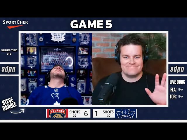 Steve Dangle & Adam Wylde React To Maple Leafs BRUTAL LOSS In Game 5