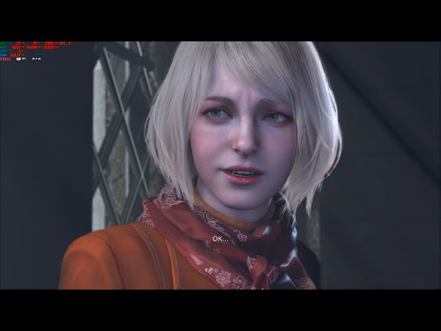 Resident Evil 4 Remake PC 4K Max Settings RTX 3080 TI, Ryzen 7900x, Asus Rog Strix x670e-f (Ashley)