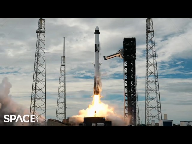 Blastoff! NASA's SpaceX Crew-13 launches to the International Space Station, Falcon 9 lands