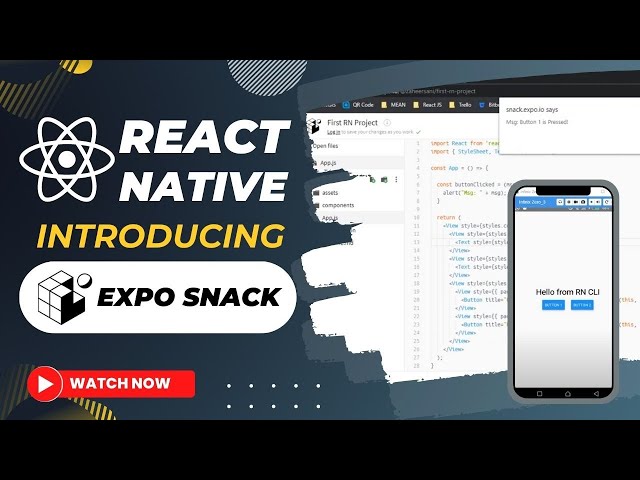 React Native - Using Expo Snack for Online Development