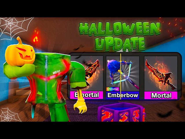 I UNBOXED The NEW GODLY In The MM2 Halloween Update!