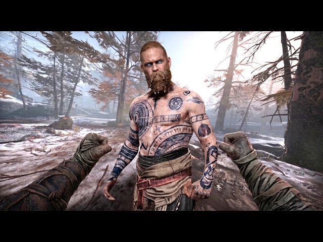 Baldur Fight in VR - New God of War 2018 First Person PCVR Mod