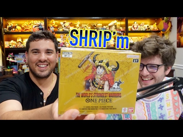 OP17 The World's Strongest Warriors Booster Box Opening Ft. Chris Metzner + Akira Egawa Binder