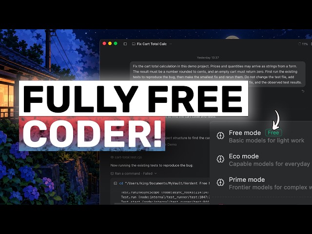 FREE Mode Coder: This is LITERALLY $0 - NO SUBSCRIPTION FREE CODER!