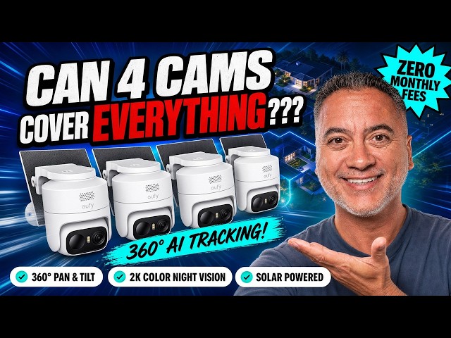 Can the eufy Security eufyCam C37 4-Cam Kit REPLACE Every Fixed Camera on Your Property?