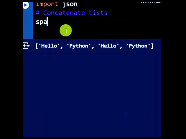 Python Concatenate Lists #coding #python #learnpython #programming #listen