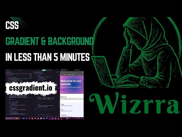CSS Gradient & Backgrounds in less than 5 minutes 
