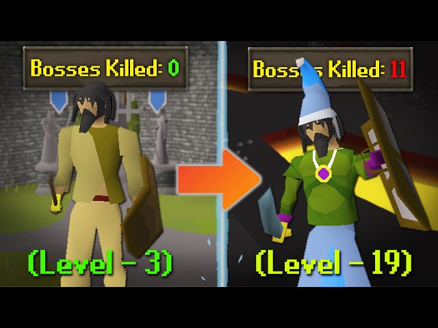 Trying to kill EVERY boss in OSRS starting as a level 3