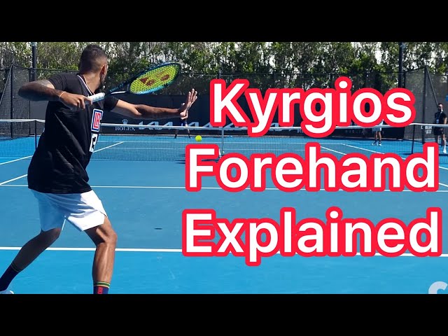 Nick Kyrgios Forehand Technique Explained (Pro Tennis Tips)