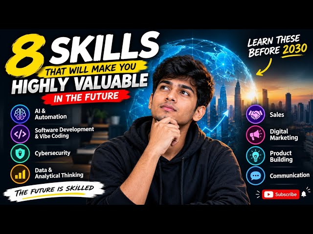 8 Skills You MUST Learn Before 2030”