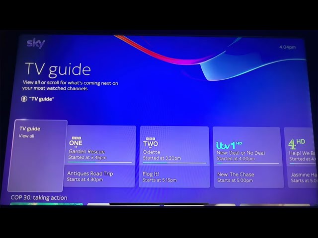 Sky Stream TV Guide