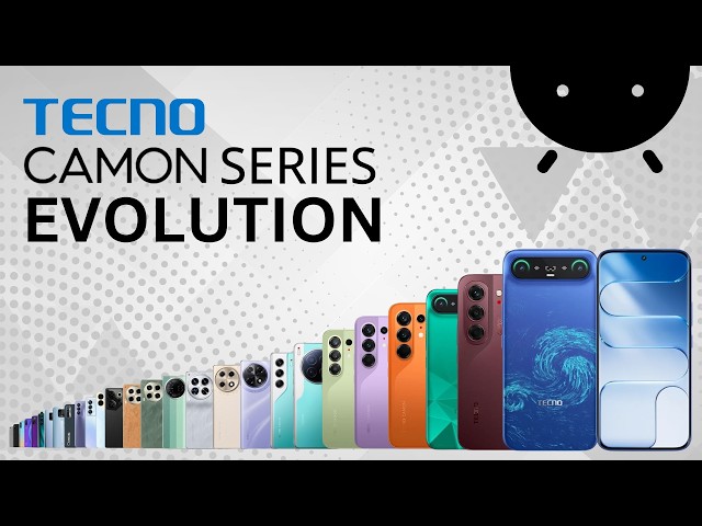 Evolution of Tecno Camon Series