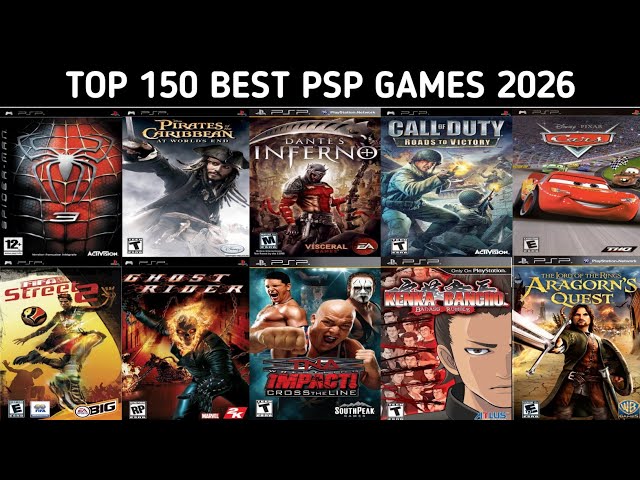 Top 150 Best PSP Games 2026 | Best Playstation Portable Games