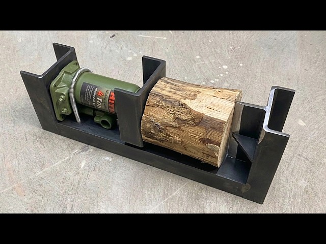 How to Build a Powerful Hydraulic Wood Splitter Using a Bottle Jack