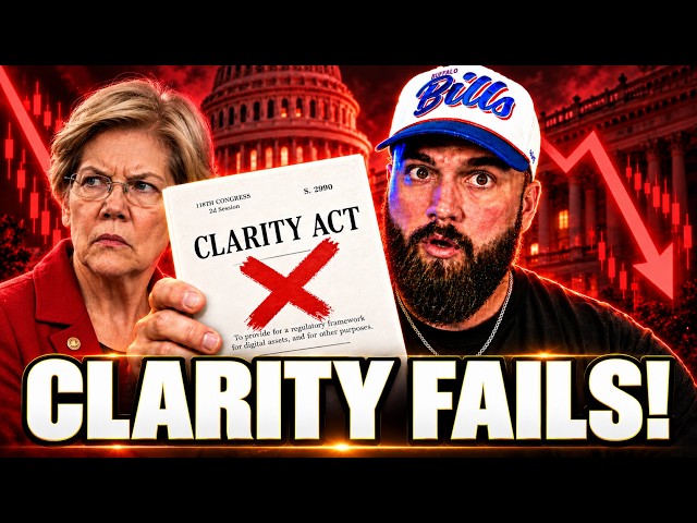 🚨 LIVE: CLARITY ACT Fails To Get 60 Votes! (What Now?)