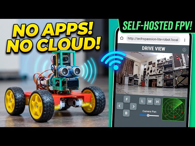 Meet TechsPassion Lite: The Ultra-Budget ESP32 Robot