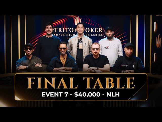 🔴 $40K NLH Mystery Bounty – Event #7 (Final Day) | Triton SHRS Jeju II 2026