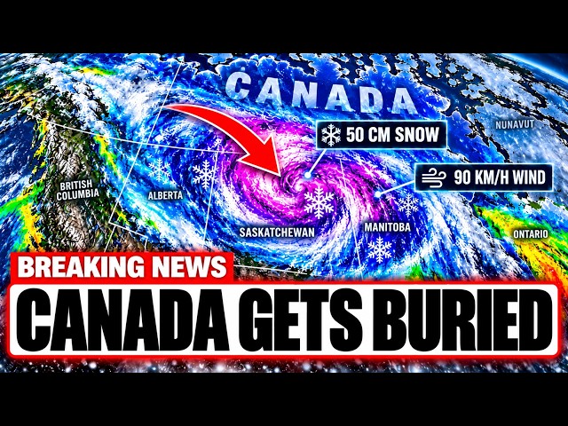 This Snowstorm Is About To BURY The Canadian Prairies!