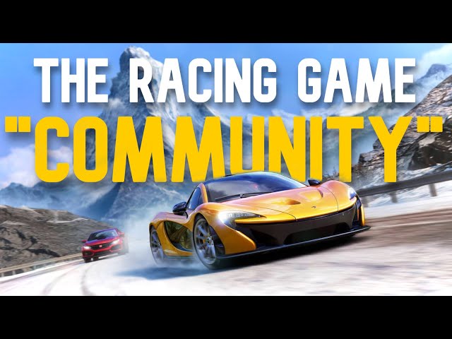 I'm Done With The Racing Game "Community"