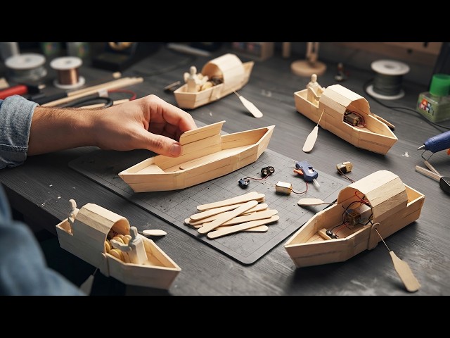 DIY Electronic Projects | A Wooden Boat That Makes You Forget Your Phone