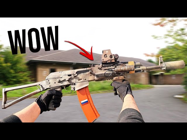 Выживаем в британской милитаризованной зоне с AK74 GBBR!