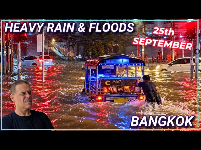 Bangkok’s Heaviest Rain & Floods 🌧️ September 25, 2026 | Streets Under Water