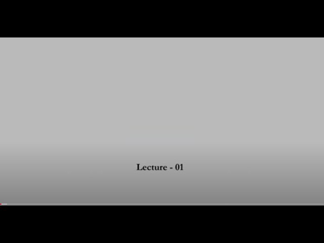Lec 01: Introduction to Ancient Indian Civilization #CH24SP #swayamprabha