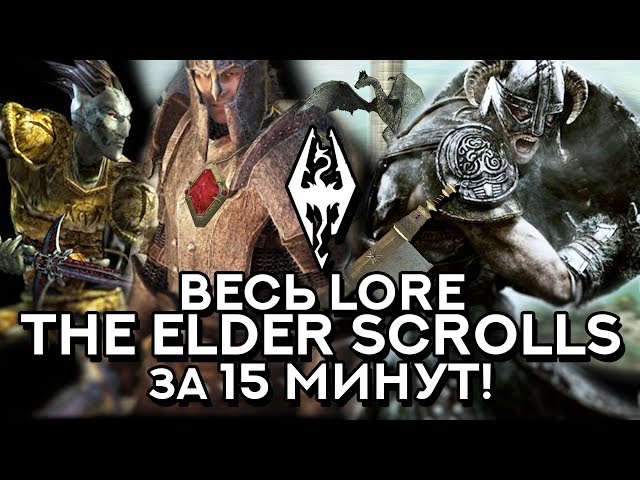 THE ENTIRE LORE OF THE ELDER SCROLLS IN 15 MINUTES!