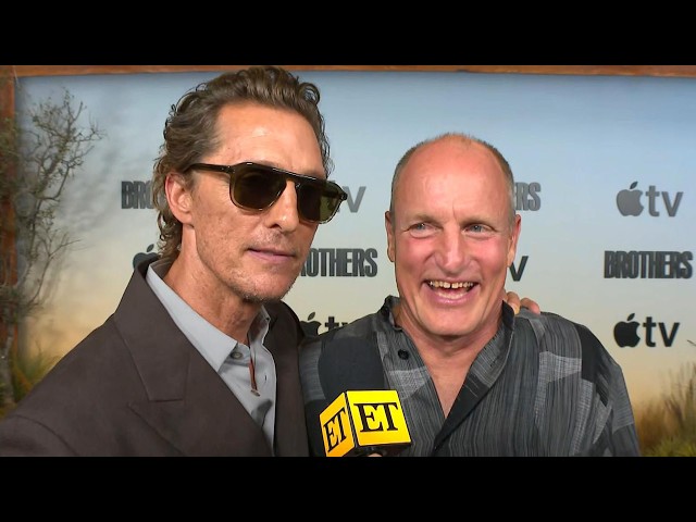 Matthew McConaughey CRASHES Woody Harrelson's Interview to ARGUE Over Rumors They're REAL Brothers
