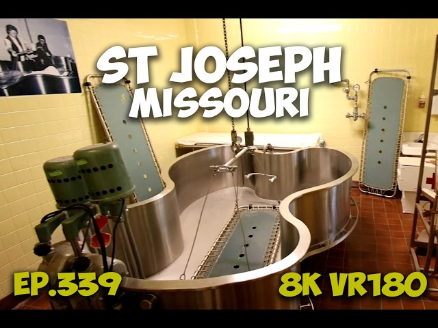 Ep.339 St Joseph Missouri - The Glore Psychiatric Museum And Asylum History 8K VR180 3D Travel