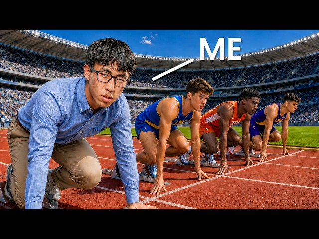 I Went Undercover as a Nerd at a College Track Meet!