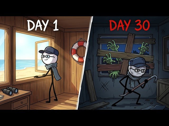 Zombie Outbreak: 30 Days Trapped In A Beach Lifeguard Tower