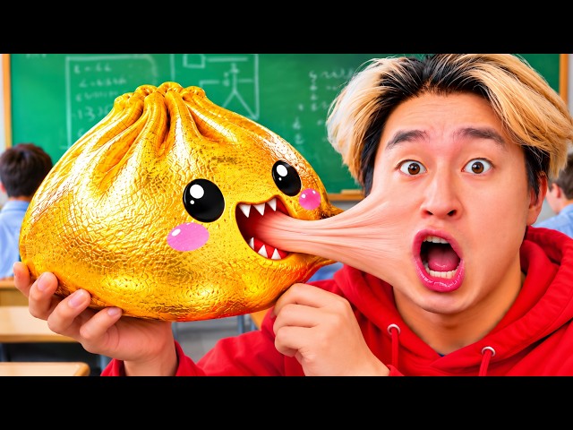 I Survived The World’s Strictest School Using BANNED Products!
